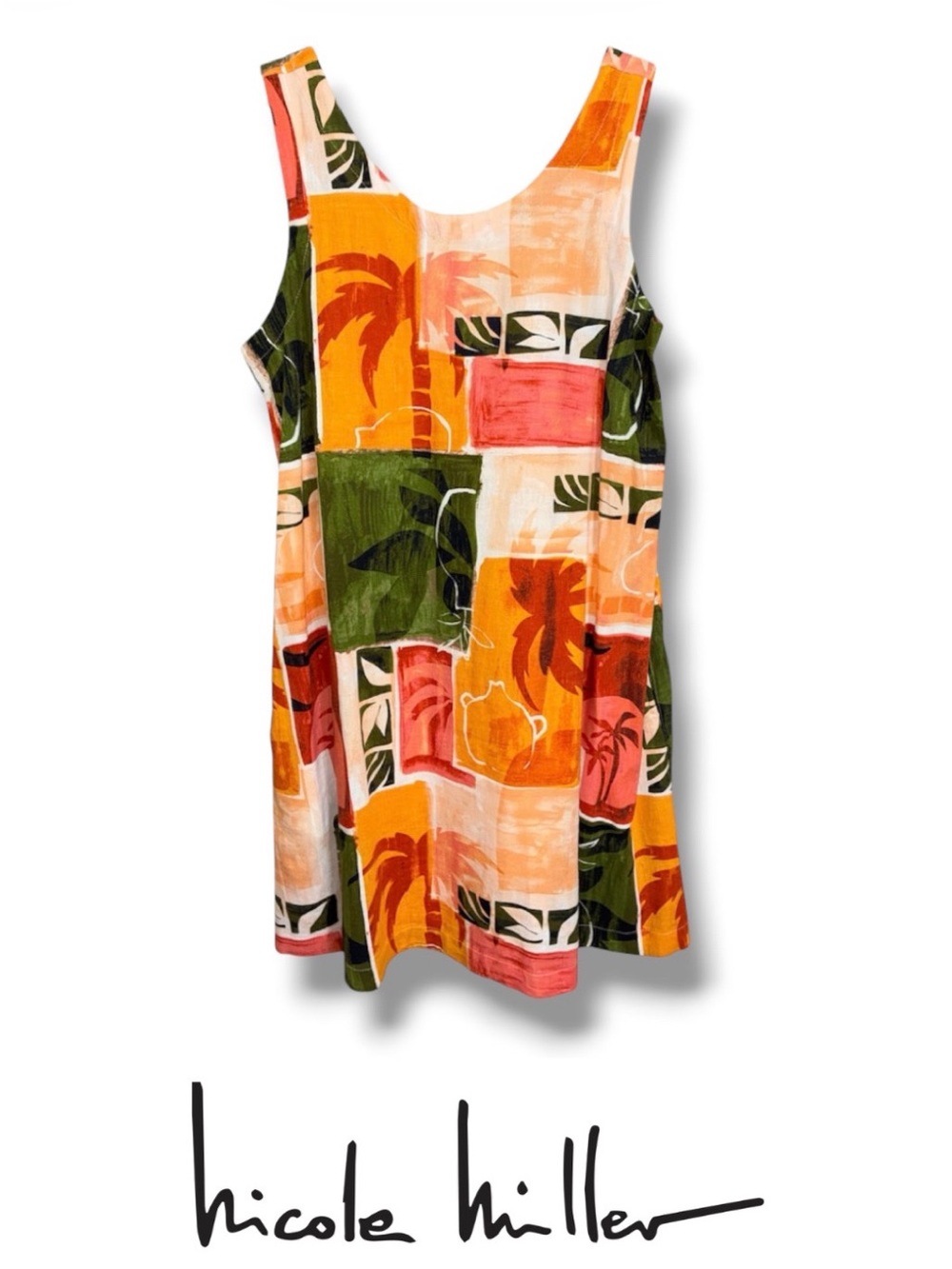 Nicole Miller Tropical Tank Dress